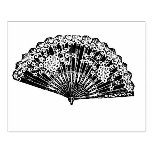 ヴィンテージフローラレディースファンラバーアートスタンプ ラバースタンプ (インプリント)