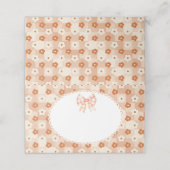 ヴィンテージフローラレースボウかわいこちゃんパイ誕生日フード プレイスカード (外部開封)