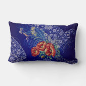 ヴィンテージフローラレース ランバークッション (裏面)