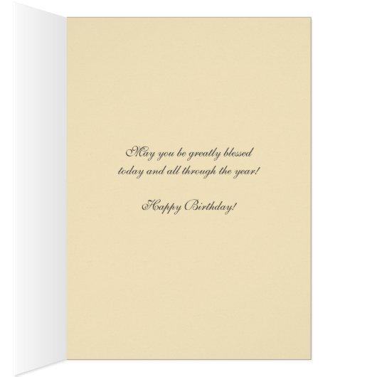 ヴィンテージフローラロザリー誕生日宗教聖なる書物、 経典 (内側 (右))