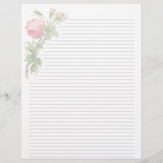 ヴィンテージフローラ並み型文房具 (正面)