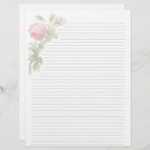 ヴィンテージフローラ並み型文房具 (正面/裏面)