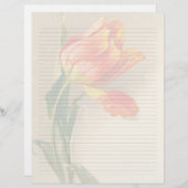 ヴィンテージフローラ並み型文房具 (正面/裏面)