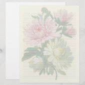 ヴィンテージフローラ並み型文房具 (正面/裏面)
