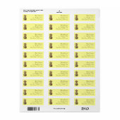 ヴィンテージフローラ交差 ラベル (フルシート)