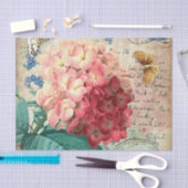 ヴィンテージフローラ任意の目的パーティー組織 薄葉紙 (クラフト)