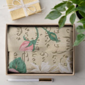 ヴィンテージフローラ任意の目的パーティー組織 薄葉紙 (ギフト)