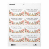 ヴィンテージフローラ住所 シール (フルシート)