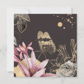 ヴィンテージフローラ保存日付 セーブザデート (裏面)