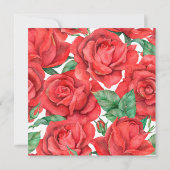 ヴィンテージフローラ保存日付 セーブザデート (裏面)