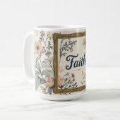 ヴィンテージフローラ信仰 コーヒーマグカップ (正面左)