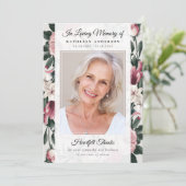 ヴィンテージフローラ写真記念メモリアル サンキューカード (スタンド正面)