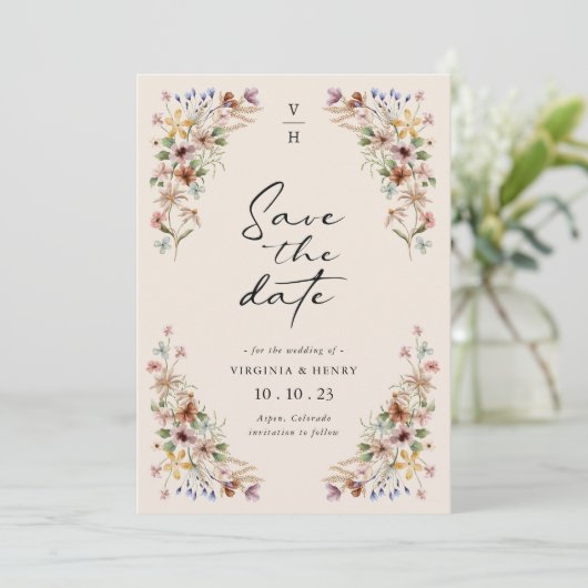 ヴィンテージフローラ写真 セーブザデート (スタンド正面)