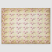 ヴィンテージフローラ切り離しティッシュペーパー 薄葉紙 (正面)