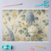 ヴィンテージフローラ切り離しティッシュペーパー 薄葉紙 (クラフト)