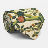 ヴィンテージフローラ刺繍プリント ネクタイ (ロール)