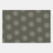 ヴィンテージフローラ包装紙 ラッピングペーパーシート (正面3)