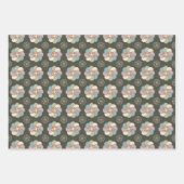 ヴィンテージフローラ包装紙 ラッピングペーパーシート (正面)