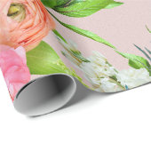 ヴィンテージフローラ包装紙 ラッピングペーパー (ロールコーナー)