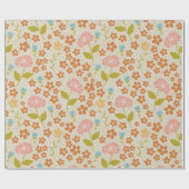ヴィンテージフローラ包装紙 ラッピングペーパー (フラット)