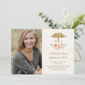 ヴィンテージフローラ医学部卒業 案内状 (スタンド正面)