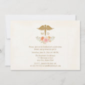 ヴィンテージフローラ医学部卒業 案内状 (裏面)