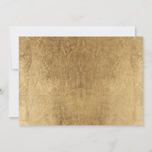 ヴィンテージフローラ卒業パーティ招待状 招待状 (裏面)