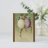 ヴィンテージフローラ卵イースターの願い ポストカード (スタンド正面)