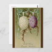 ヴィンテージフローラ卵イースターの願い ポストカード (正面/裏面)