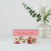 ヴィンテージフローラ名刺 名刺 (スタンド正面)