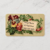 ヴィンテージフローラ名刺 名刺 (正面)