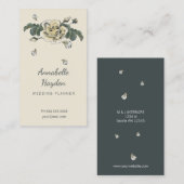 ヴィンテージフローラ名刺 名刺 (正面/裏面)