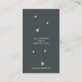 ヴィンテージフローラ名刺 名刺 (裏面)