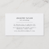 ヴィンテージフローラ名刺 | Jade 名刺 (裏面)