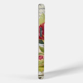 ヴィンテージフローラ名前をカスタムするスクラップブックコラージピンク Case-Mate iPhoneケース (裏面 / 右)