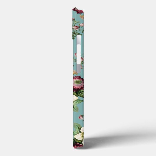 ヴィンテージフローラ壁紙パターン Case-Mate iPhoneケース (裏面 / 左)