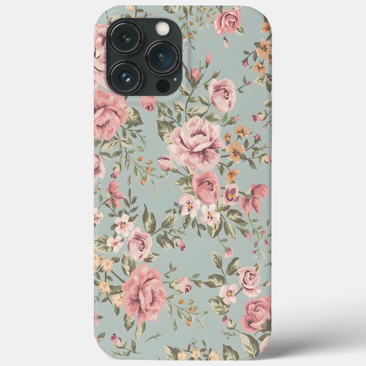 ヴィンテージフローラ壁紙 Case-Mate iPhoneケース (裏面)