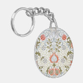 ヴィンテージフローラ壁紙by William Morris (1879) キーホルダー (正面左)