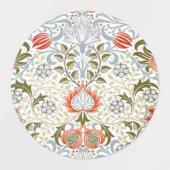 ヴィンテージフローラ壁紙by William Morris (1879) ラベル (デザイン1)