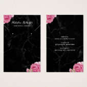 ヴィンテージフローラ大理石ジュエリーイヤリングディスプレイ (正面&裏面)