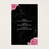 ヴィンテージフローラ大理石ジュエリーイヤリングディスプレイ (裏面)