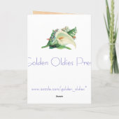 ヴィンテージフローラ天使 カード (裏面)