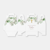 ヴィンテージフローラ宗教金ゴールドクロスバプテスマ フェイバーボックス (折り畳みなし)