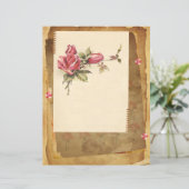 ヴィンテージフローラ層スクラップブック紙 (スタンド正面)