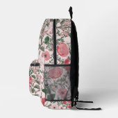 ヴィンテージフローラ山花とケシ プリントバックパック (右)