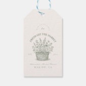 ヴィンテージフローラ市場シャワー ギフトタグ (裏面)