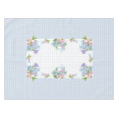 ヴィンテージフローラ市松模様に、ドット(&dots)テーブルクロス52"x70" テーブルクロス (正面(横))