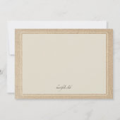 ヴィンテージフローラ招待状 招待状 (裏面)