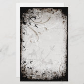 ヴィンテージフローラ文房具 便箋 (正面/裏面)