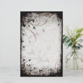 ヴィンテージフローラ文房具 便箋 (スタンド正面)